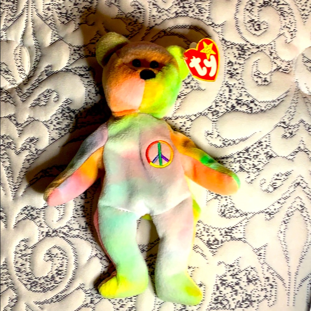 RARE “PEACE” Beanie baby new